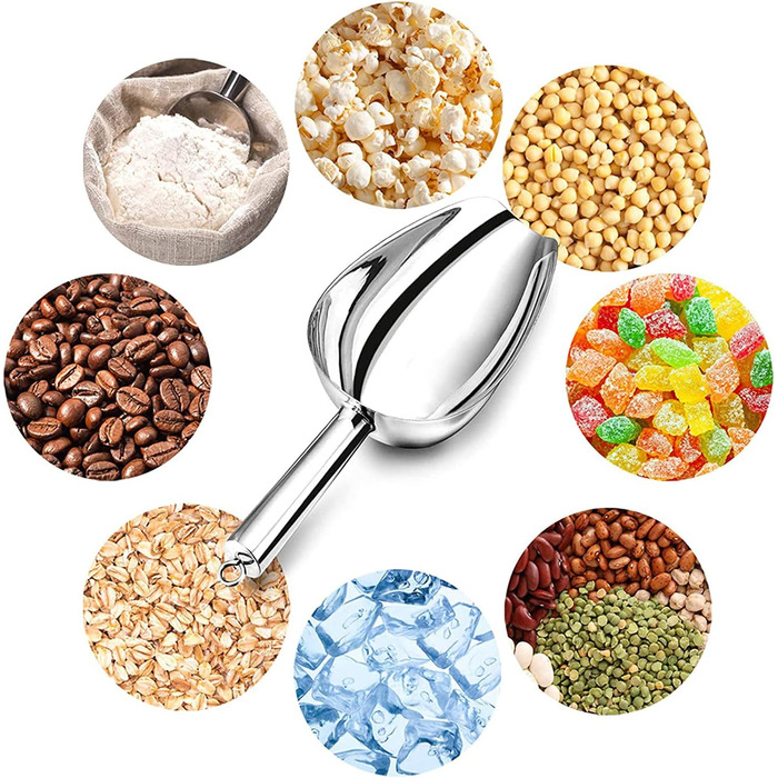 Совок для льда 350 мл, нержавеющая сталь ANCLLO