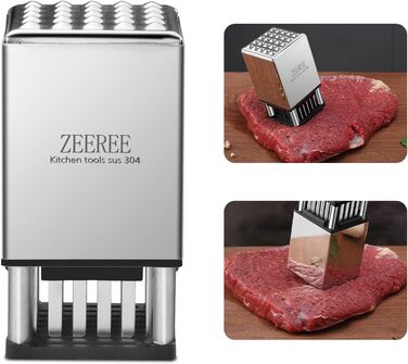 Тендерайзер для м'яса з нержавіючої сталі ZEEREE