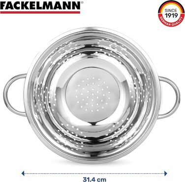 Дуршлак 24 см с ручками Fackelmann