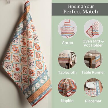 Набір із 3 багатоцільових кухонних рушників Барних рушників День подяки/Різдво (50 см x 70 см) (20 римських рушників, 50 x 70 см (набір із 3 шт.)), 39 Hermine Noel