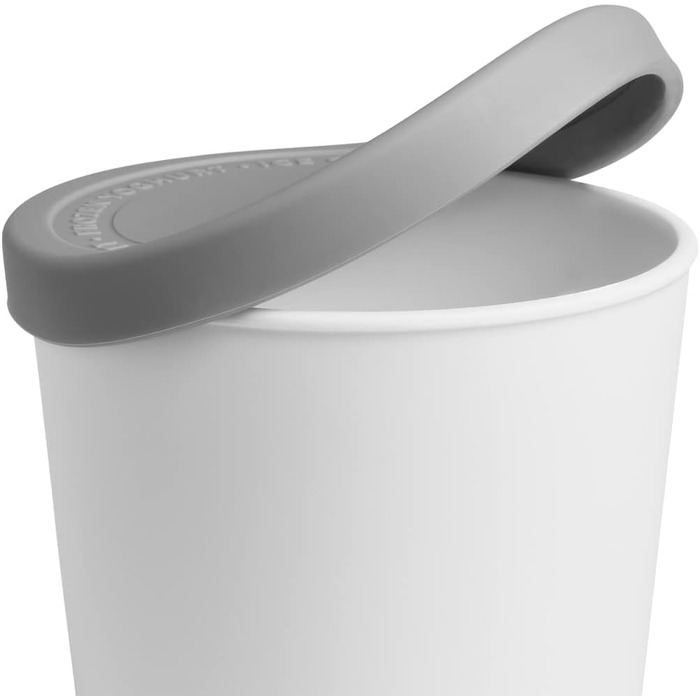 Набір з 2 контейнерів для морозива 1 л, контейнери для зберігання, морозильні банки, контейнери для льоду без бісфенолу А в харчовому класі (сірий)