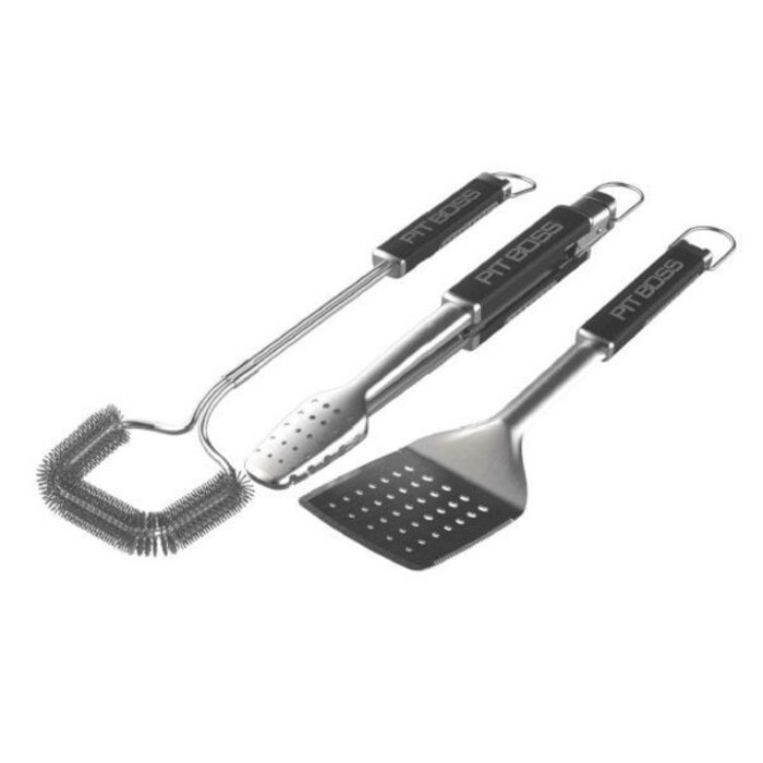 Набір інструментів для барбекю (щітка, щипці, лопатка) Pit Boss 41184 Код: 012903