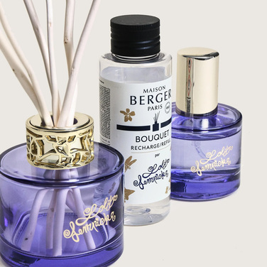 Набір Maison Berger Paris: дифузор LOLITA LEMPICKA блакитний, 100 мл + Наповнювач з ароматом LOLITA LEMPICKA, 90 мл та спрей з ароматом LOLITA LEMPICKA, 50 мл