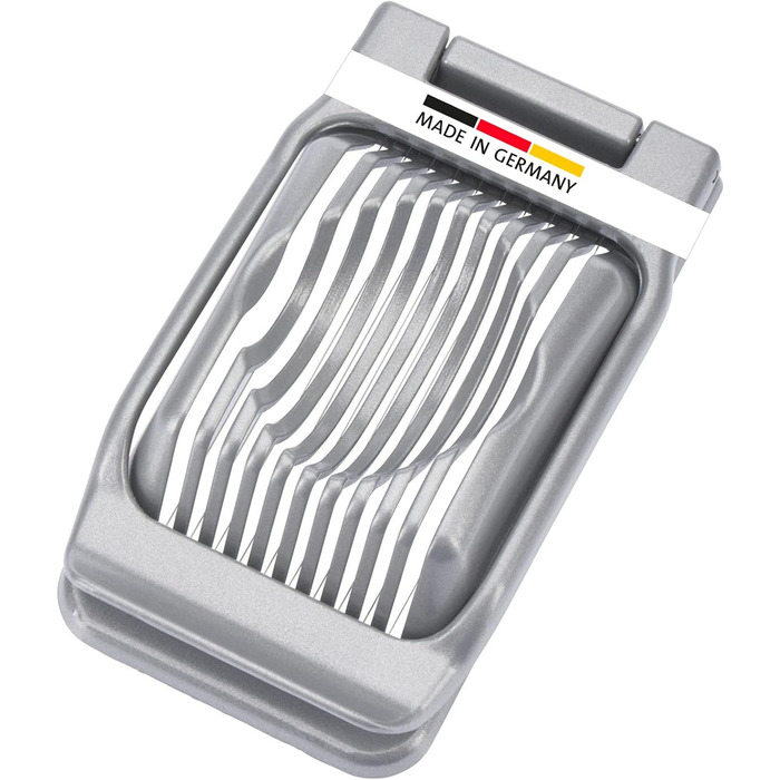 Яйцерозкол Westmark для круглих і овальних дисків, індивідуально затисканих ріжучих дротів з нержавіючої сталі, алюмінію/нержавіючої сталі, дуплексу, сірого 10202260