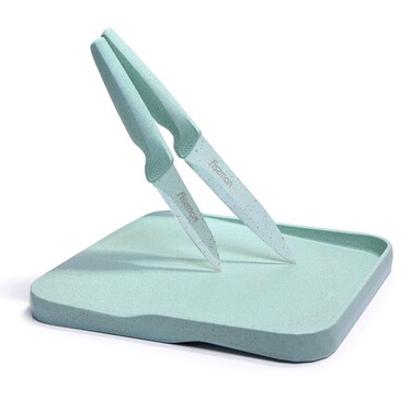 Набір ножів Fissman 3 предмети з обробною дошкою (2679)