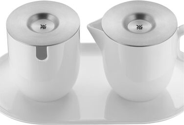 Цукорниця і молочник з підстаканником, набір 3 предмети Barista WMF