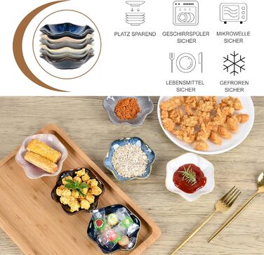 Керамічні миски для соусу 6 шт 88 мл NOVAJOY