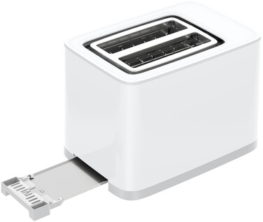 Tefal Тостер SENSE, 850Вт, пластик+нерж, LED дисплей, білий