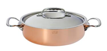 Каструля низька з кришкою Ø 24 см Inocuivre De Buyer