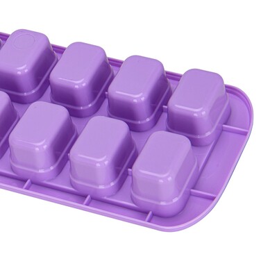 Форма для льоду Fissman з кришкою 14 осередків 27,5х10х3,3 см силікон (1191)