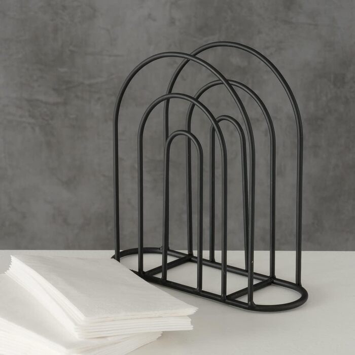 Держатель для салфеток черный BOLTZE