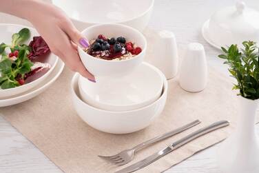 Перечница Ardesto Imola, 4.8х8.2см, фарфор, белый