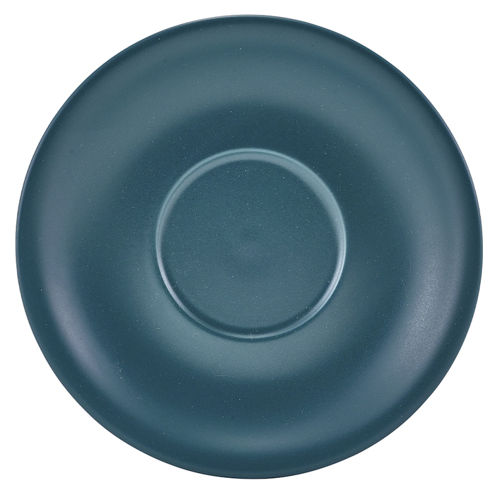 Блюдце 16 см, синьо-зелене матове, Matt Teal, Color Tea, GenWare