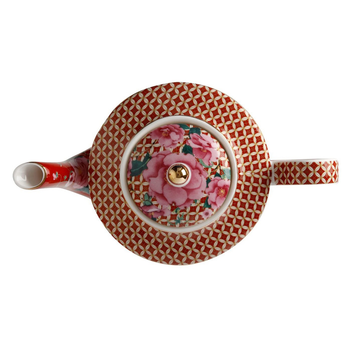Чайник заварювальний із ситечком Maxwell & Williams TEAS&C`S Silk Road Cherry Red, порцеляна, 500 мл