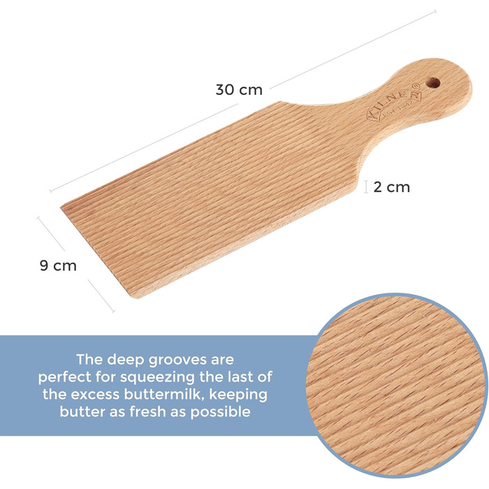 Набір з 2 дерев'яних дощок для масла  30 см х 9 см х 2 см Kilner