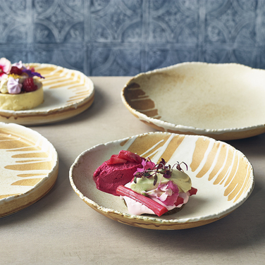 Миска глубокая круглая 20*h 5.3 см, 580 мл, Terra Porcelain Roko Sand, GenWare