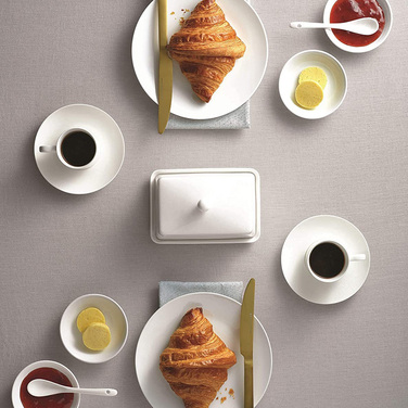 Маслянка з кришкою Maxwell Williams WHITE BASICS KITCHEN порцелянова, 250 гр.