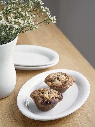 Тарілка овальна 18 x 13 см біла Ursula Kähler