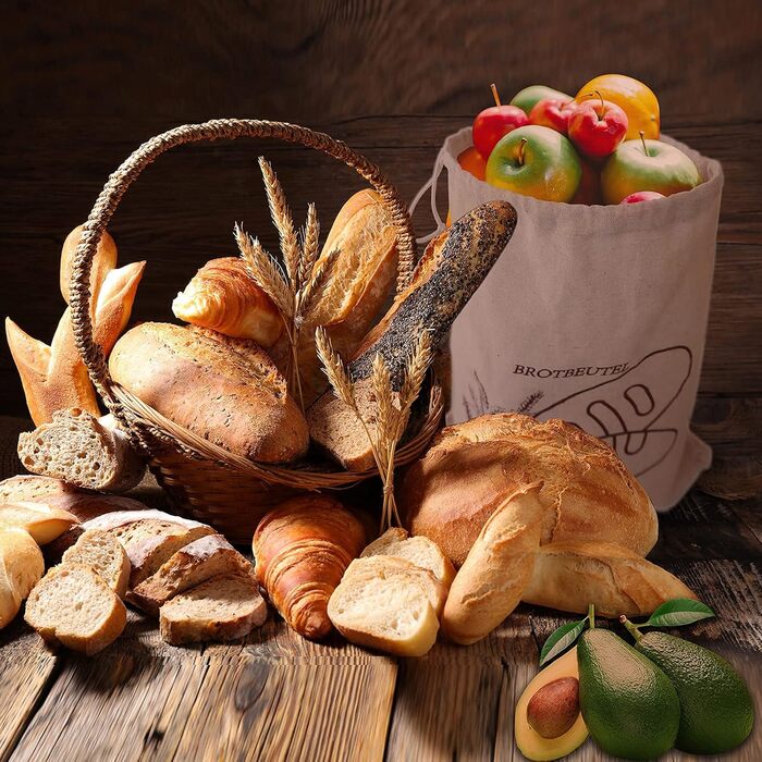 Мішок для хліба 40 х 30 см, набір 2 предмети WECOLKIR