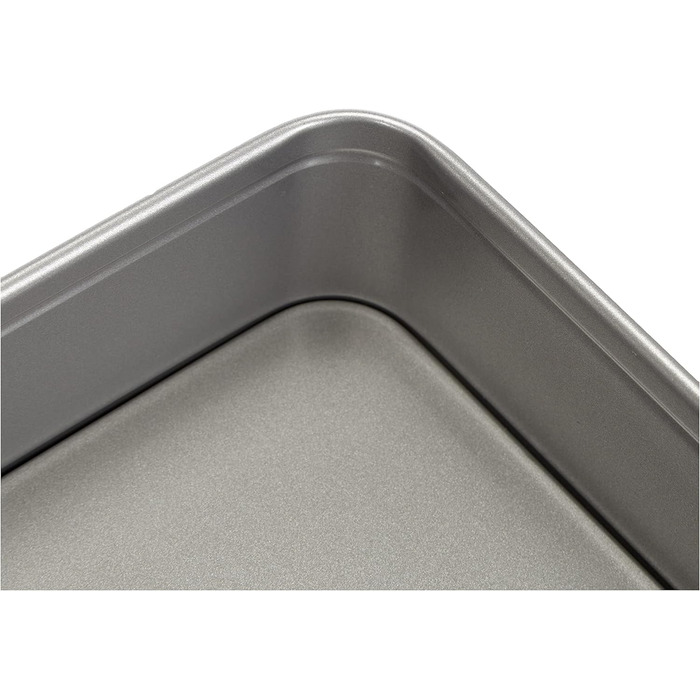 Прямокутна пружинна форма Dr. Oetker 38 x 25 см двоколірна, квадратна форма для торта з двоколірним антипригарним покриттям, високоякісна форма для випічки з відмінною теплопровідністю (колір червоний/сірий), кількість