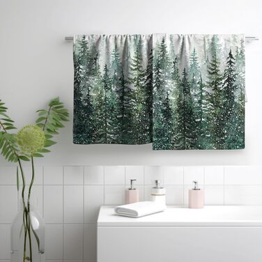 Різдвяні кухонні рушники Kwlegh, рушник для рук, різдвяна ялинка, цукерка-тростина, сніжинка, рушник для пальців, набір з 2 шт. , милий чоловічий банний рушник, високопоглинаючі рушники, 36 x (зимовий колір)