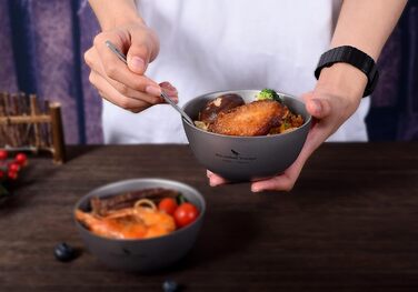 Титанова миска для кемпінгу 350 мл Boundless Voyage