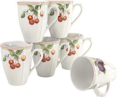 Серія Flora Orchard, комбінований набір посуду сервіз 30 шт. (кавова кружка 6 шт. ), 17032