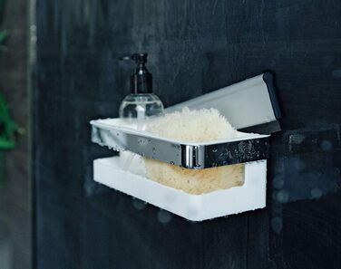 Душевая корзина Moll, 3 шт., хромированная/белая, 12759010000