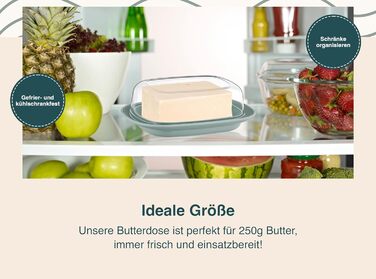 Масляна з пластиковою кришкою, 2 шт. uandu