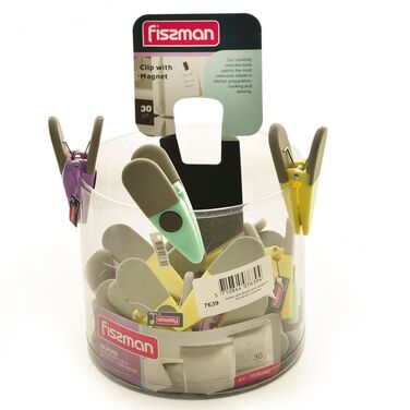Зажим для рецептов и записок с магнитом Fissman (7639)
