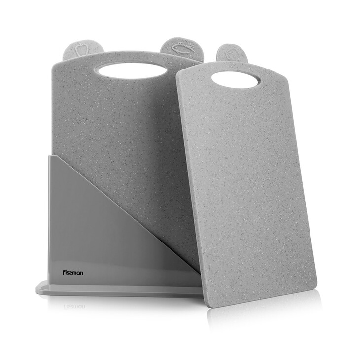 Набір обробних дощок Fissman 32х18 см 3 предмети (8013)