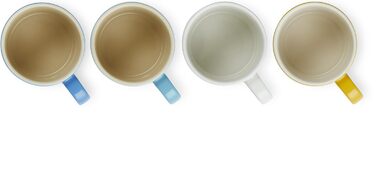 Набір із 4 кухлів 350 мл, різнокольоровий Riviera Le Creuset