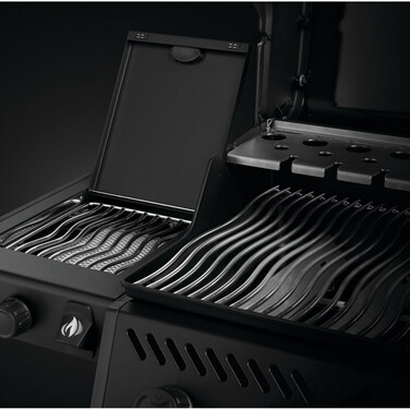 Газовый гриль Freestyle 425 с боковой горелкой SIZZLE ZONE и дверкой, черный мат F425DSIBPK-RU-PHM Код: 010721