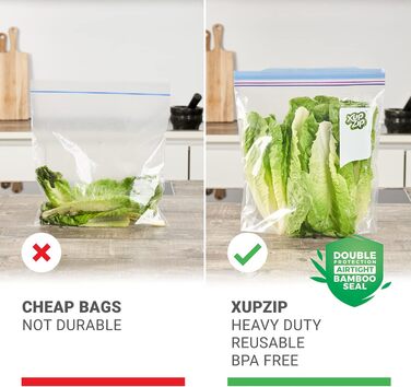 Вакуумні пакети 40 пакетів 26,8 х 29,8 см XupZip