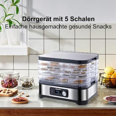 Дегідратор на 5 полиць, 400 Вт Biolomix