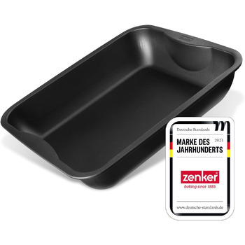 Форма для запекания и запекания Zenker XXL (40 x 8 x 34 см) SPECIAL COOKING, прямоугольная форма для запекания с антипригарным покрытием, противень для хрустящего жаркого и сочных запеканок (цвет черный), количество
