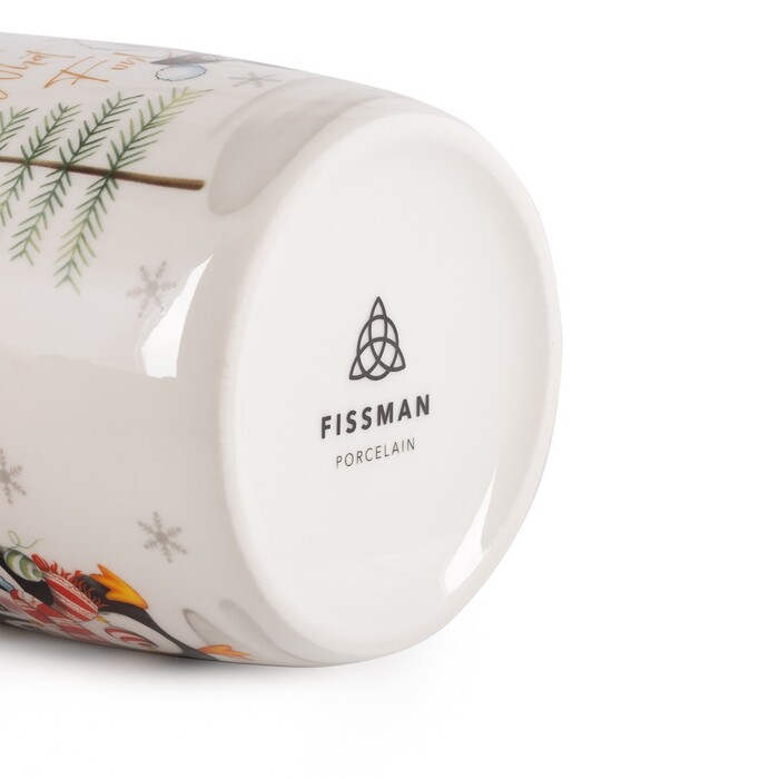 Набір Fissman з кружки 350 мл та іграшки порцеляна (14046)