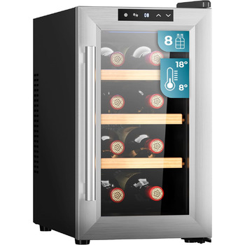 Винний холодильник до 8 пляшок Cecotec