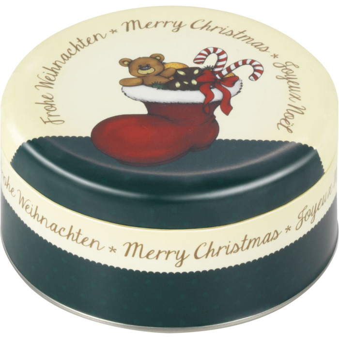 Банку для печива різдвяна, 4 предмета, білий / червоний / зелений, RBV Birkmann