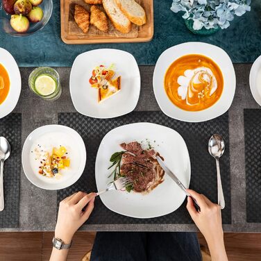 Набір тарілок на 12 осіб, 48 предметів Elisa MALACASA