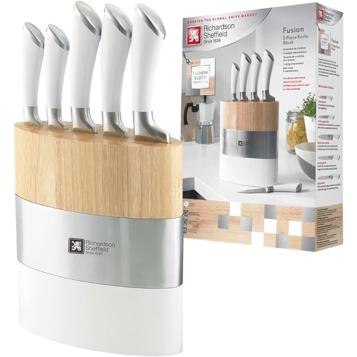 Блок ножів із 5 предметів Richardson Sheffield
