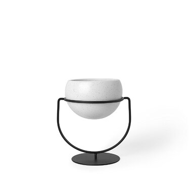 Підставка для вазона 19x17x14 см чорно-біла Nesta Pflanzenhalter Umbra