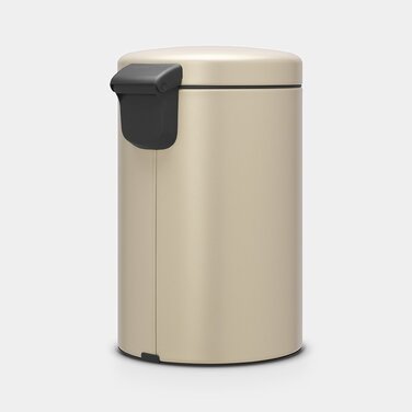 Сміттєвий бак з педаллю 12 л безшумний мінерально-золотий NewIcon Brabantia