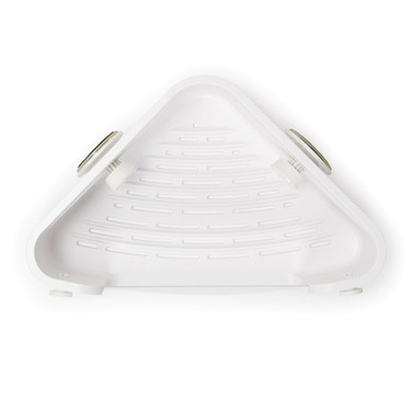 Поличка для душа 30х9х18 см біла Flex Umbra