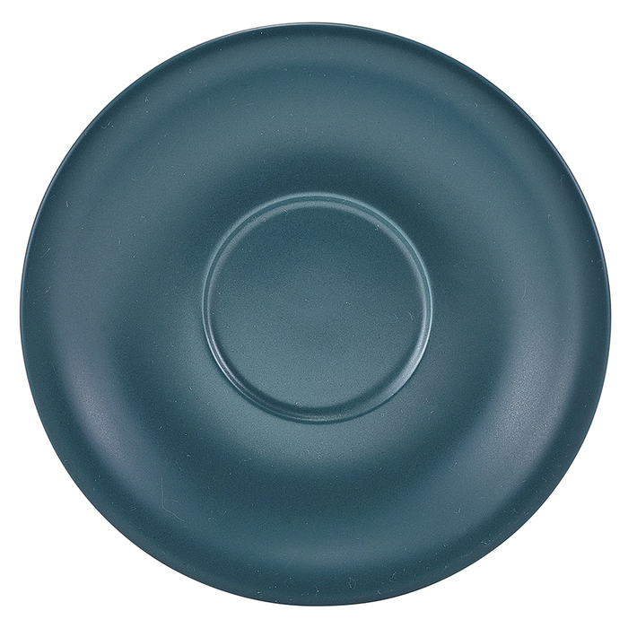 Блюдце 13.5 см, сине-зеленое матовое, Matt Teal, Color Tea, GenWare