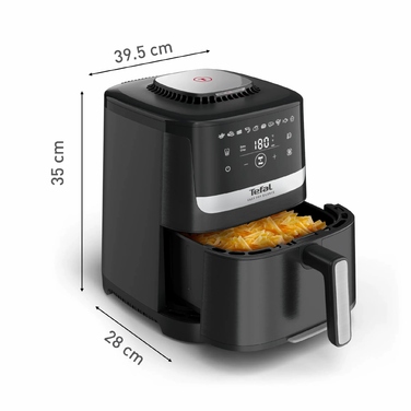 Tefal Мультипіч Easy Fry Silence, 1670Вт, чаша-5л, сенсорне керув., 10 програм, пластик, чорний