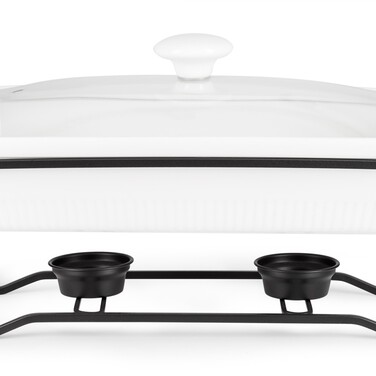 Марміт прямокутний Fissman 31x22,5x6,5 см / 2,2 л фарфор (14161)