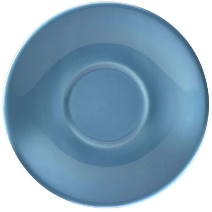 Блюдце 12 см, блакитне, Color Tea, GenWare