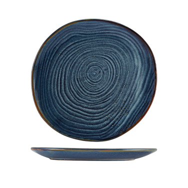 Тарілка плоска 28,5 см, синя, Organic, Genware