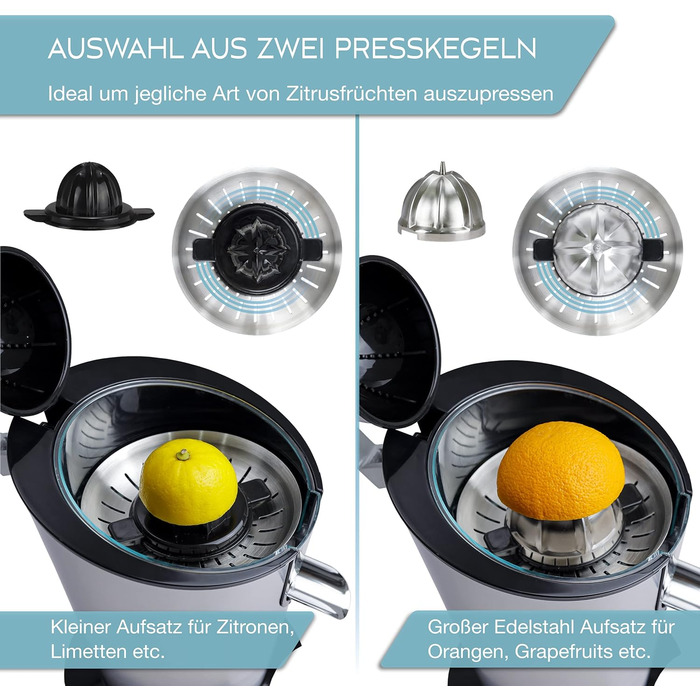 Соковижималка електрична 600 Вт для цитрусових LEBENLANG